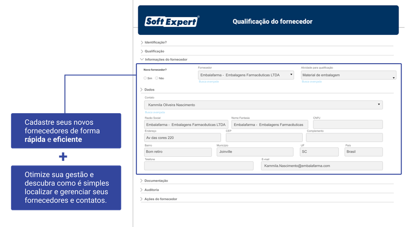 Gestão de fornecedores